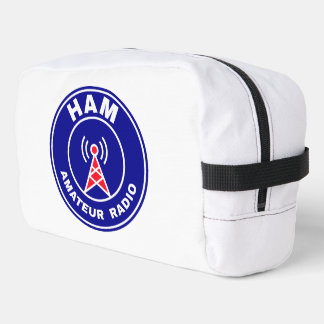 HAM Radio Go Kit Amateur Operator Emblem Dopp Kit