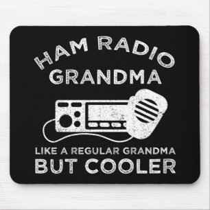 Ham Radio Grandma Like Regular Grandma But Cooler Mouse Mat