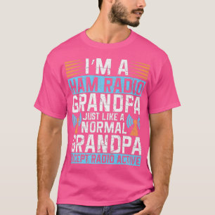 HAM Radio Grandpa Operator Amateur Broadcasting T-Shirt