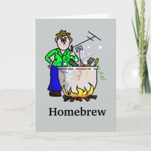 Ham Radio Homebrew Birthday Card