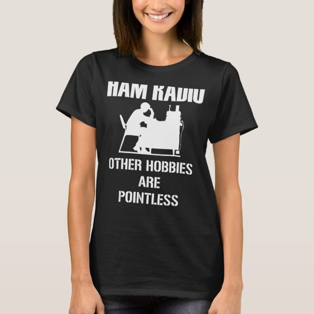 Ham Radio Merch Unique Ham Radio Design T-Shirt (Front)