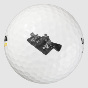 Ham Radio Morse Code Key Golf Ball