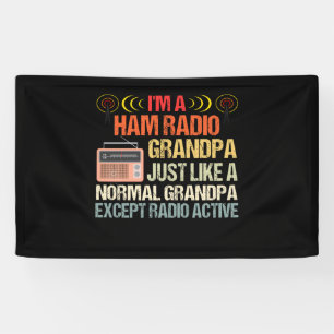 Ham Radio Operator Amateur Radio Father's Day Banner