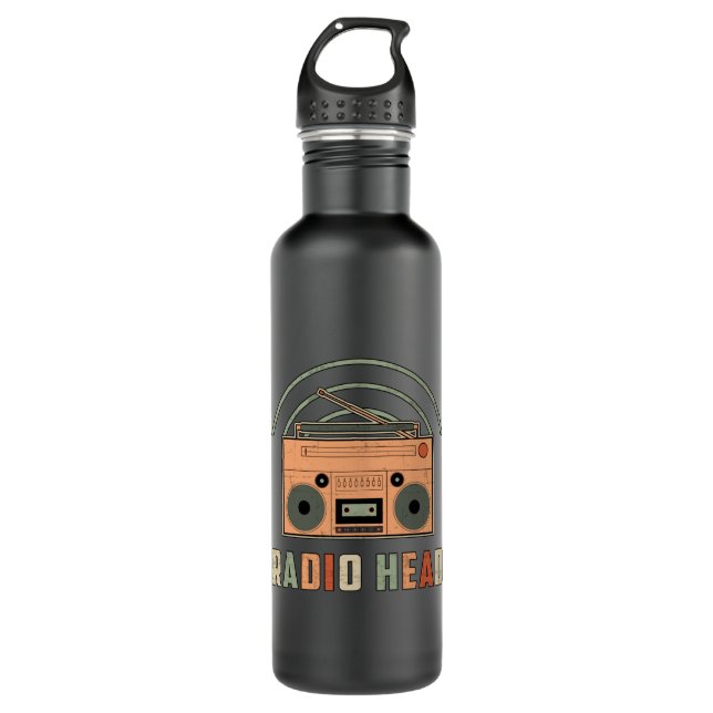 HAM Radio Operator Antenna Amateur Code Gift Idea 710 Ml Water Bottle (Front)