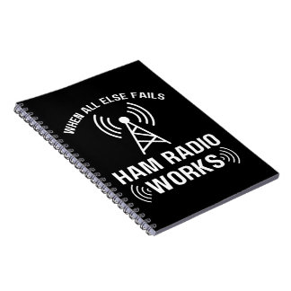 Ham radio operator enthusiasts Ham Radio  Notebook