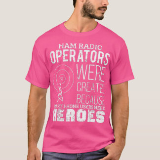 Ham Radio Operator Funny Radio Amateur Dad Mens T-Shirt