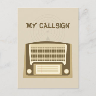Ham radio postcard