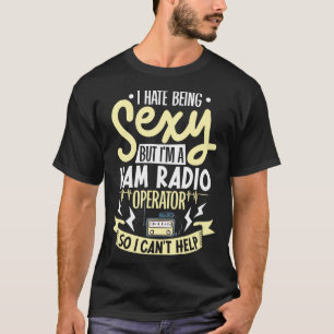 ham radio radio operator amateur radio morse code T-Shirt