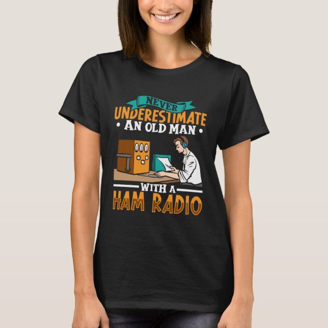 Ham Radio Radio Operator Amateur Radio Signal T-Shirt (Front)