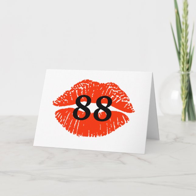 Ham Radio Romantic 88  Valentine's Card (Front)