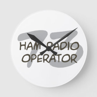 Ham Radio Round Clock