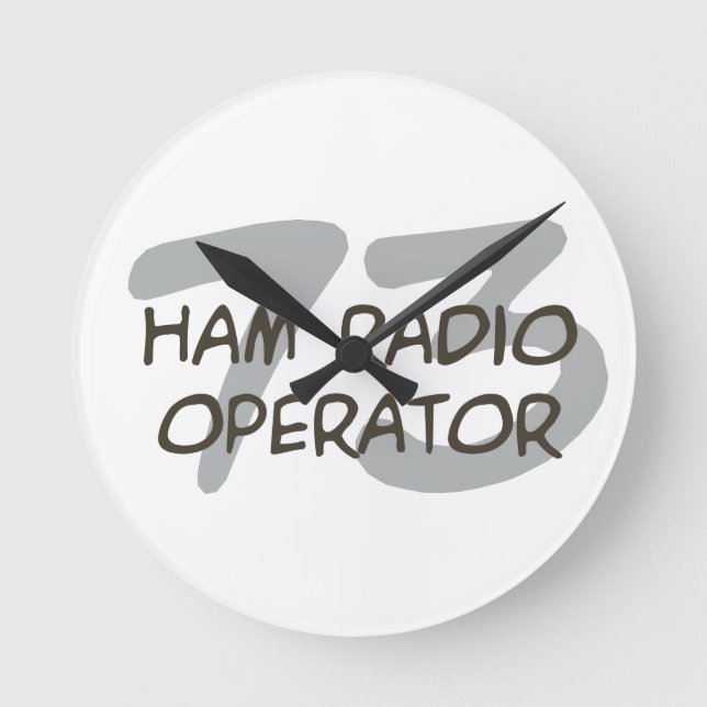 Ham Radio Round Clock (Front)