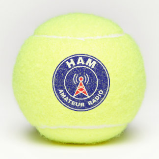 HAM Radio Signal Chaser Amateur Operator Badge Tennis Balls