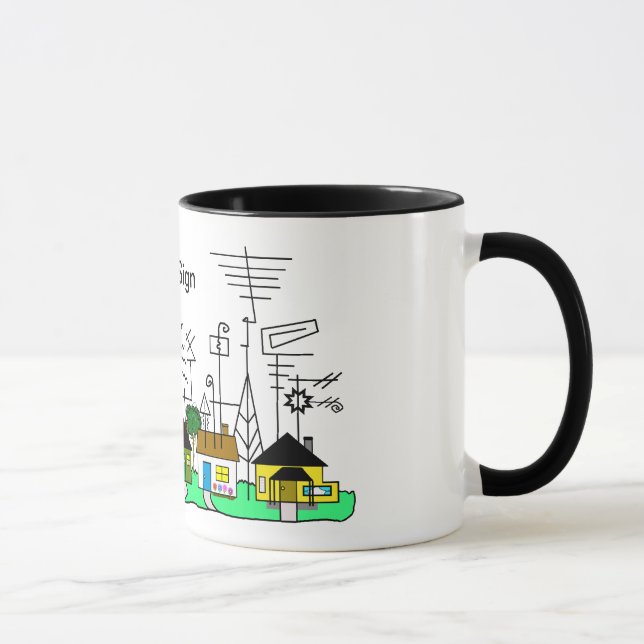 Ham Radio Street Mug   Customise It! (Right)
