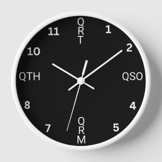 Ham Radio Wall Clock