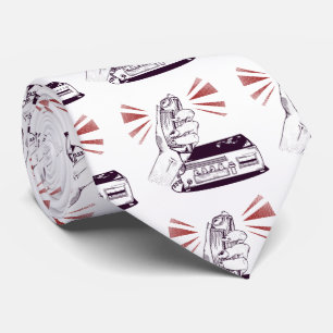 Ham Radio Woman Tie