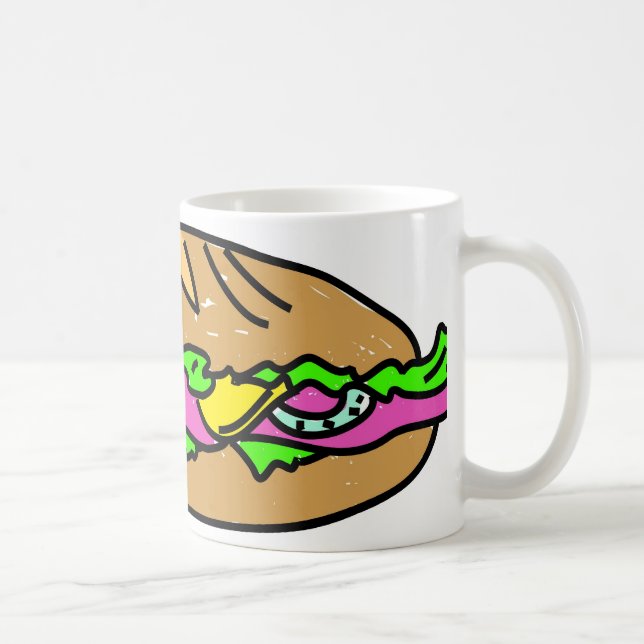 Ham Sandwich Coffee Mug (Right)