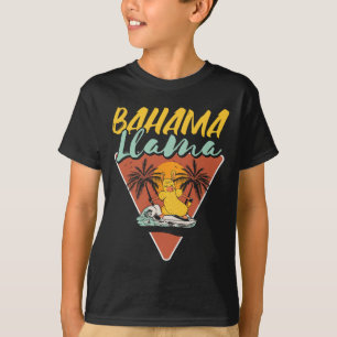Hama Llama Funny Llama Surfer Surfing Surfboard  T-Shirt