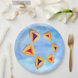 Hamantaschen Party Plates