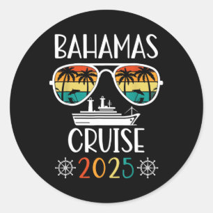 Hamas Cruise 2025 Vacation Trip Matching Family Gr Classic Round Sticker