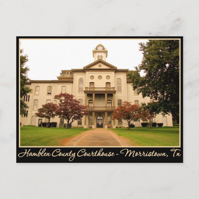 Hamblen County Courthouse - Morristown, TN Postcard (Front)