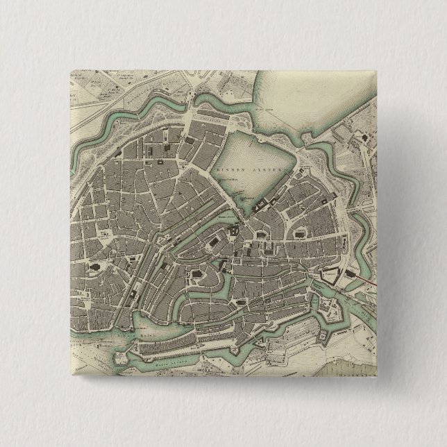 Hamburg 15 Cm Square Badge (Front)