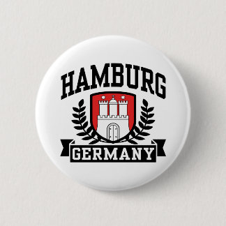 Hamburg 6 Cm Round Badge