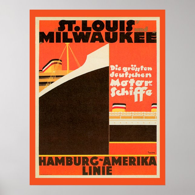 Hamburg-America Linie Poster (Front)