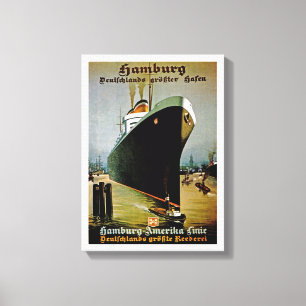 Hamburg-Amerika Line Canvas Print