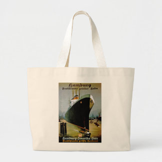 Hamburg-Amerika Line Large Tote Bag