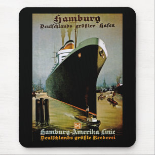 Hamburg-Amerika Line Mouse Mat
