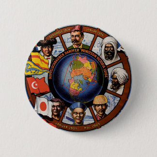 Hamburg Amerika Line Poster 6 Cm Round Badge