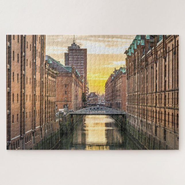 Hamburg Architecture Jigsaw Puzzle (Horizontal)