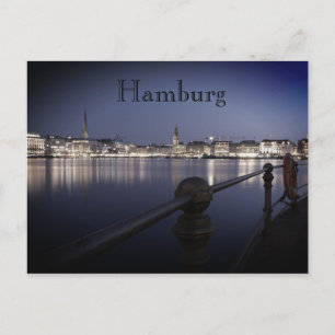Hamburg Binnenalster Postkarte Postcard