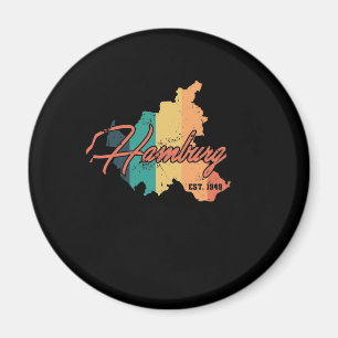Hamburg Bundesland Germany Heimat Magnet