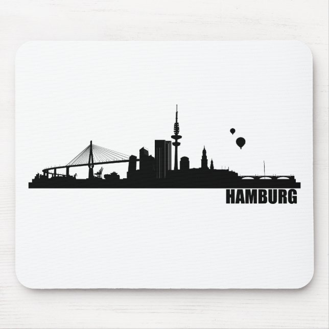Hamburg City Mouse Mat (Front)