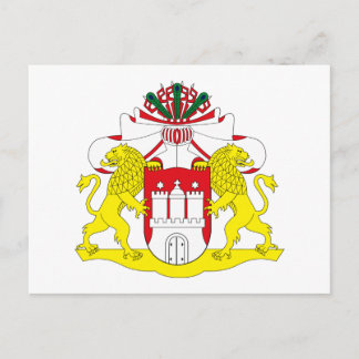 Hamburg Coat of Arms Postcard