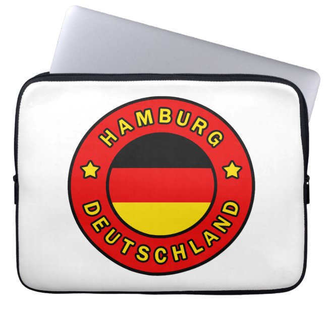 Hamburg Deutschland Laptop Sleeve (Front)