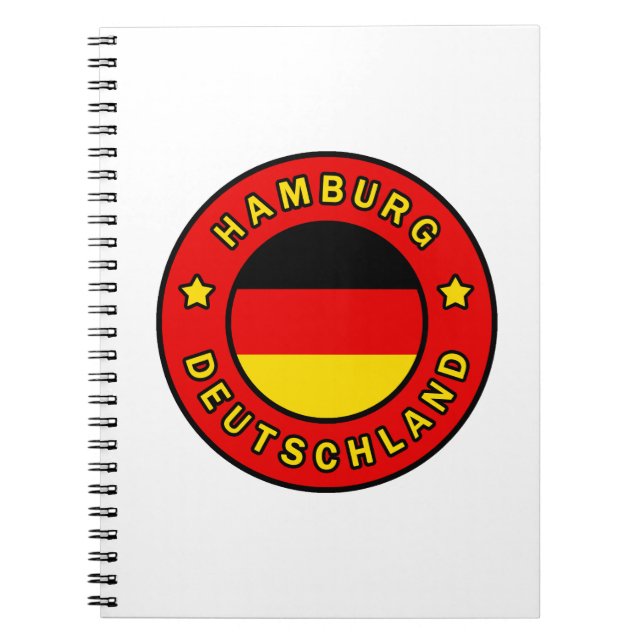 Hamburg Deutschland Notebook (Front)