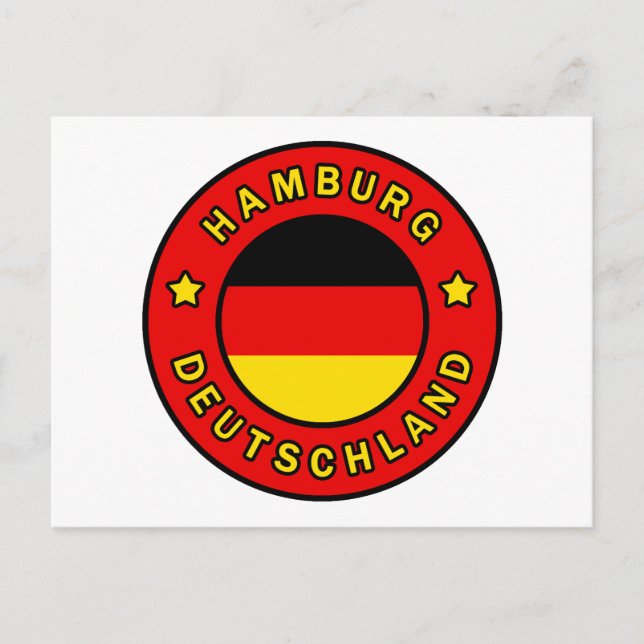 Hamburg Deutschland Postcard (Front)