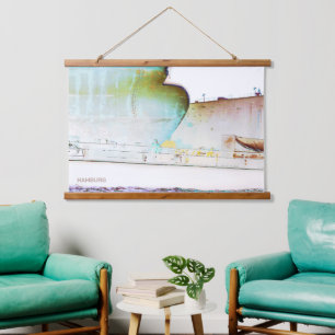 Hamburg Dock Work SACHERS Art Hanging Tapestry