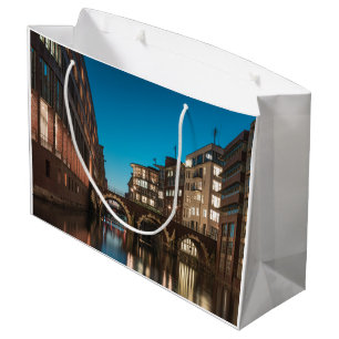 Hamburg Ellerntorsbrücke Large Gift Bag