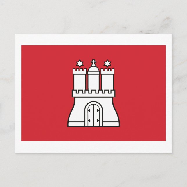 Hamburg Flag Postcard (Front)