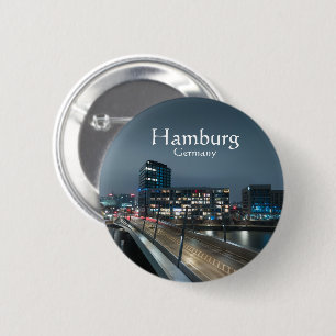Hamburg Germany 6 Cm Round Badge