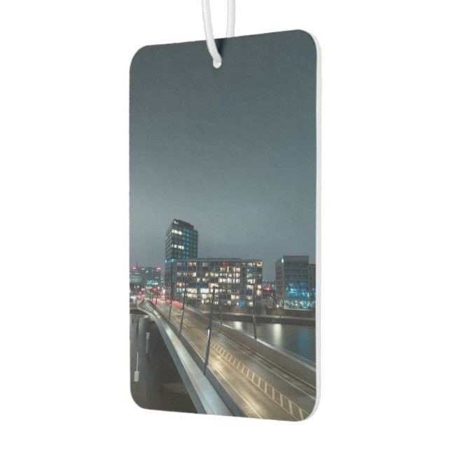 Hamburg Germany Car Air Freshener (Left)