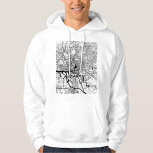 Hamburg Germany City Map Hoodie