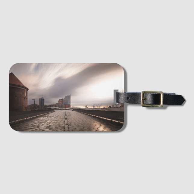 Hamburg Germany Luggage Tag (Front Horizontal)