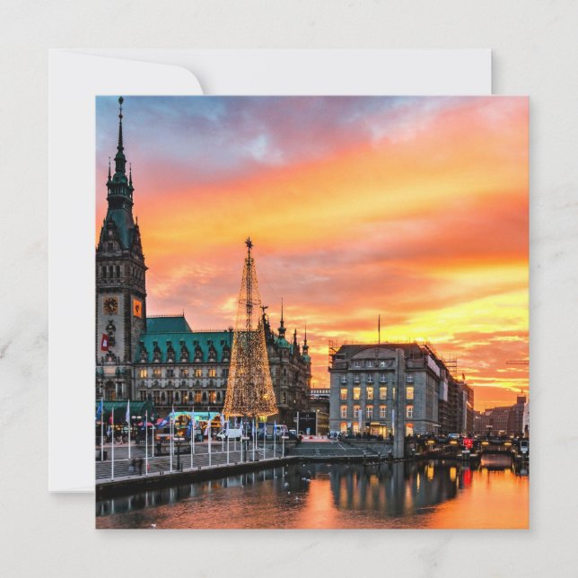 Hamburg, Germany scenic landscape photograph  (Front)
