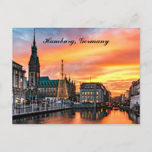 Hamburg, Germany scenic landscape photograph Postcard