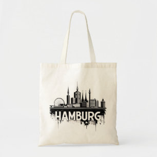 Hamburg Germany Skyline–Cityscape Urban Reflection Tote Bag